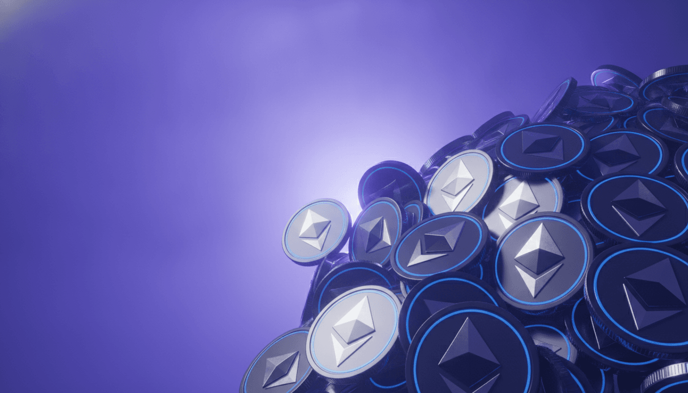 Stock exchange trading floor representing institutional ETF flows into crypto markets
