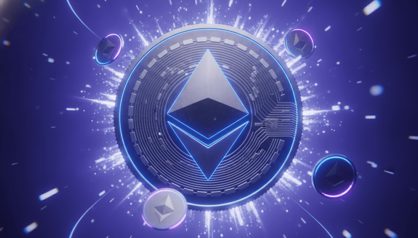 Blockchain network visualization representing DeFi protocol activity and total value locked