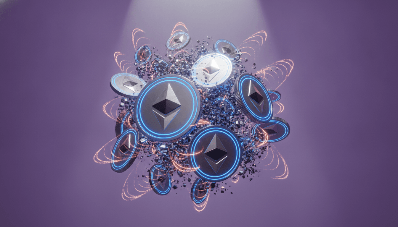 Digital dollar imagery representing stablecoin supply and flows across crypto markets