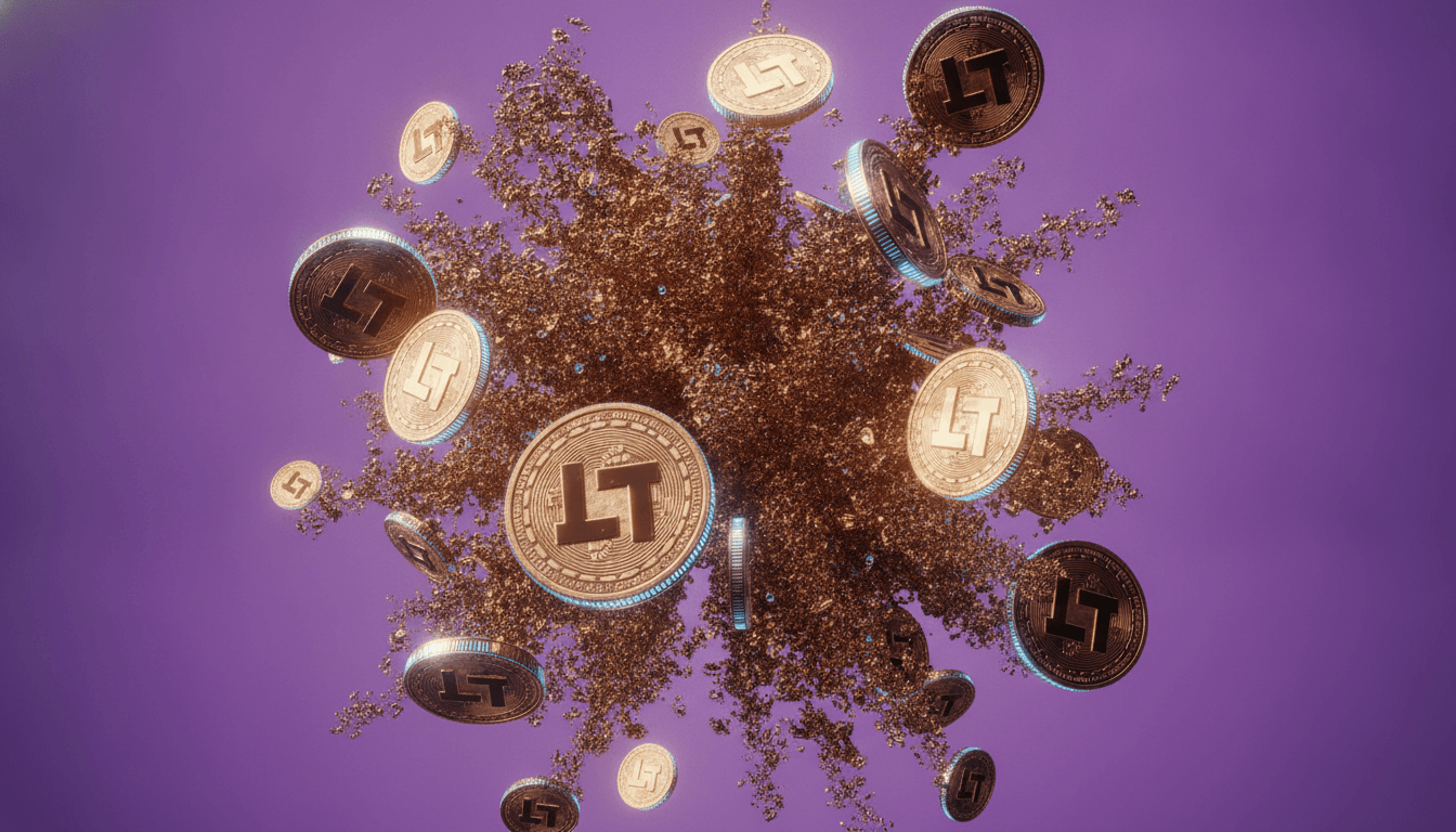 Blockchain network visualization representing DeFi protocol activity and total value locked
