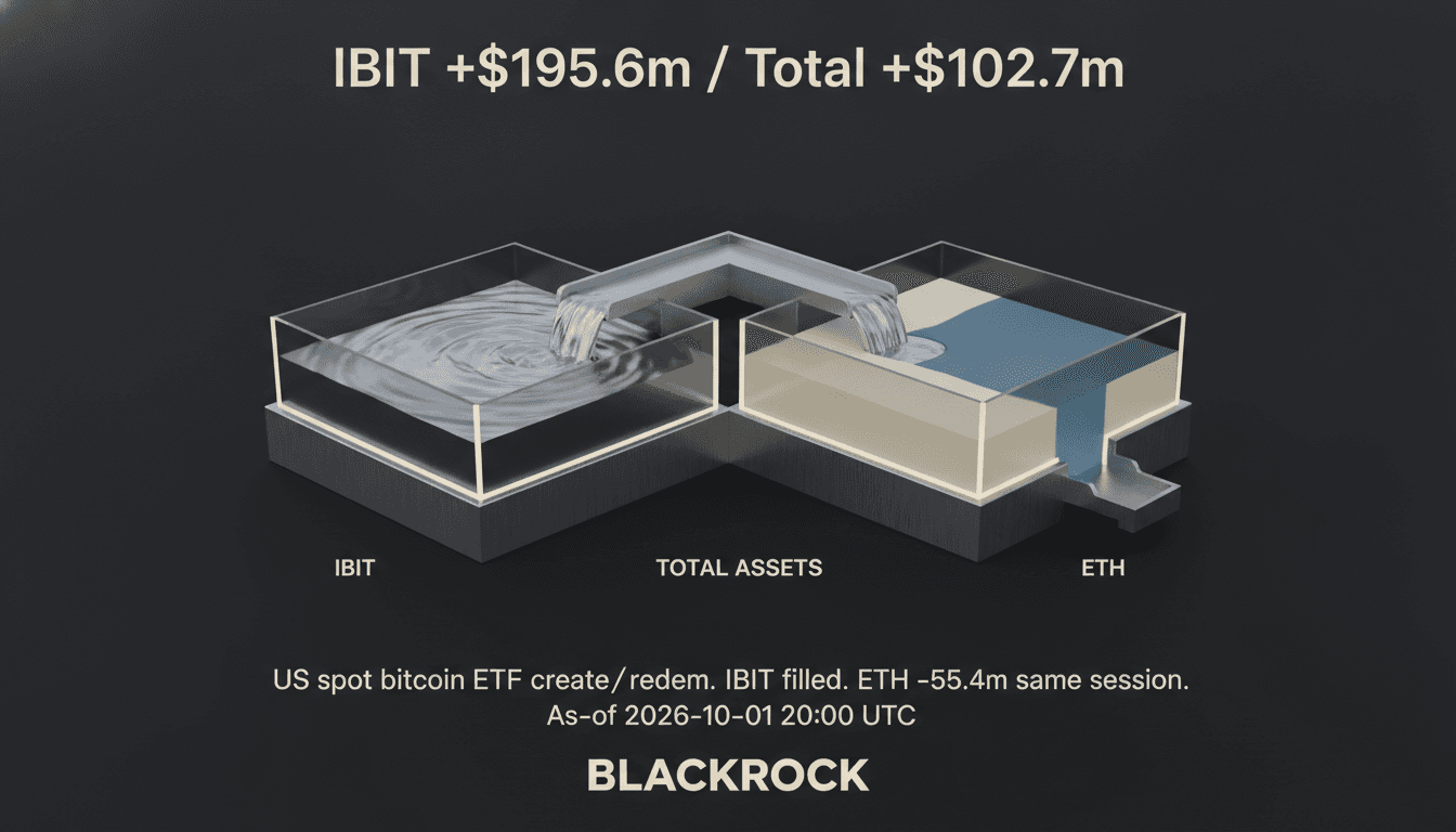 Conceptual illustration about BlackRock: flows.