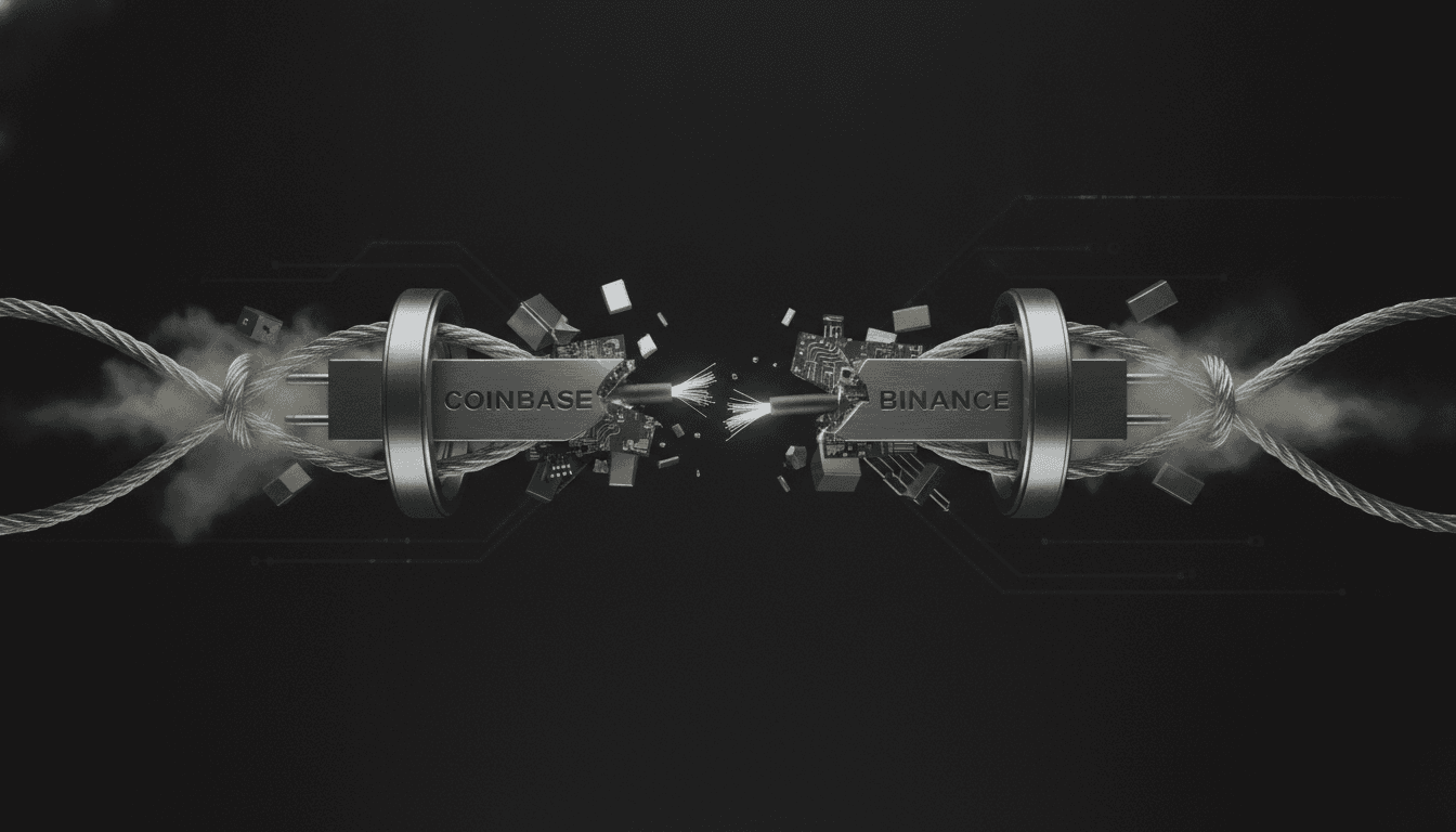 Conceptual illustration about Coinbase: security.