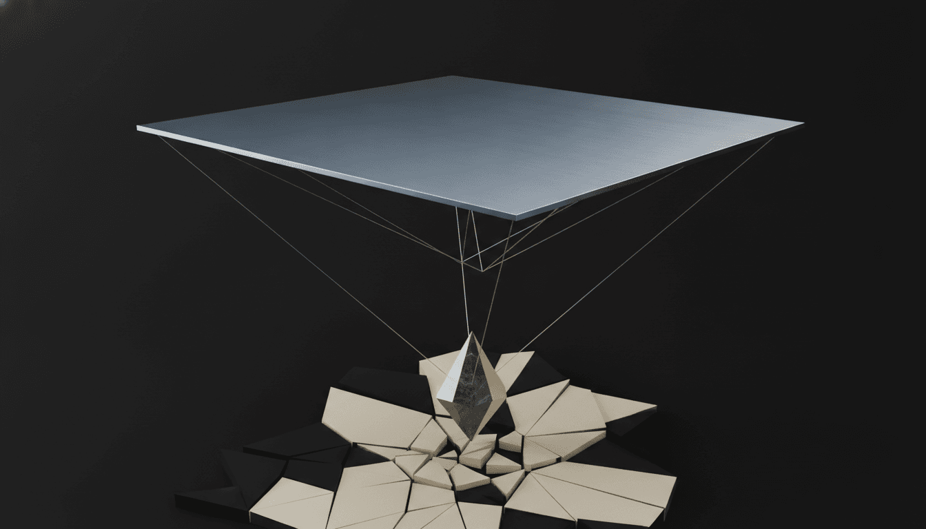 Conceptual illustration about Ethereum: markets.