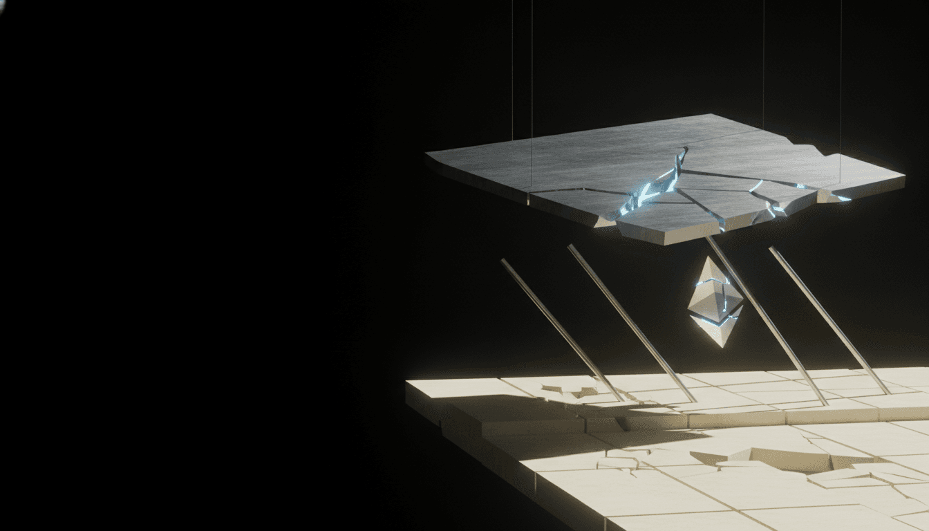 Conceptual illustration about Ethereum: markets.