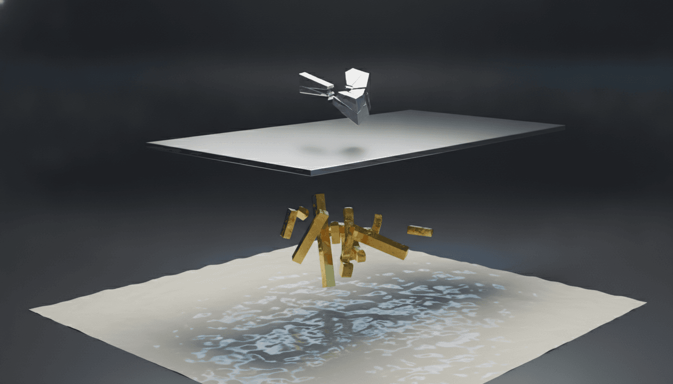 Conceptual illustration about Gold: markets.