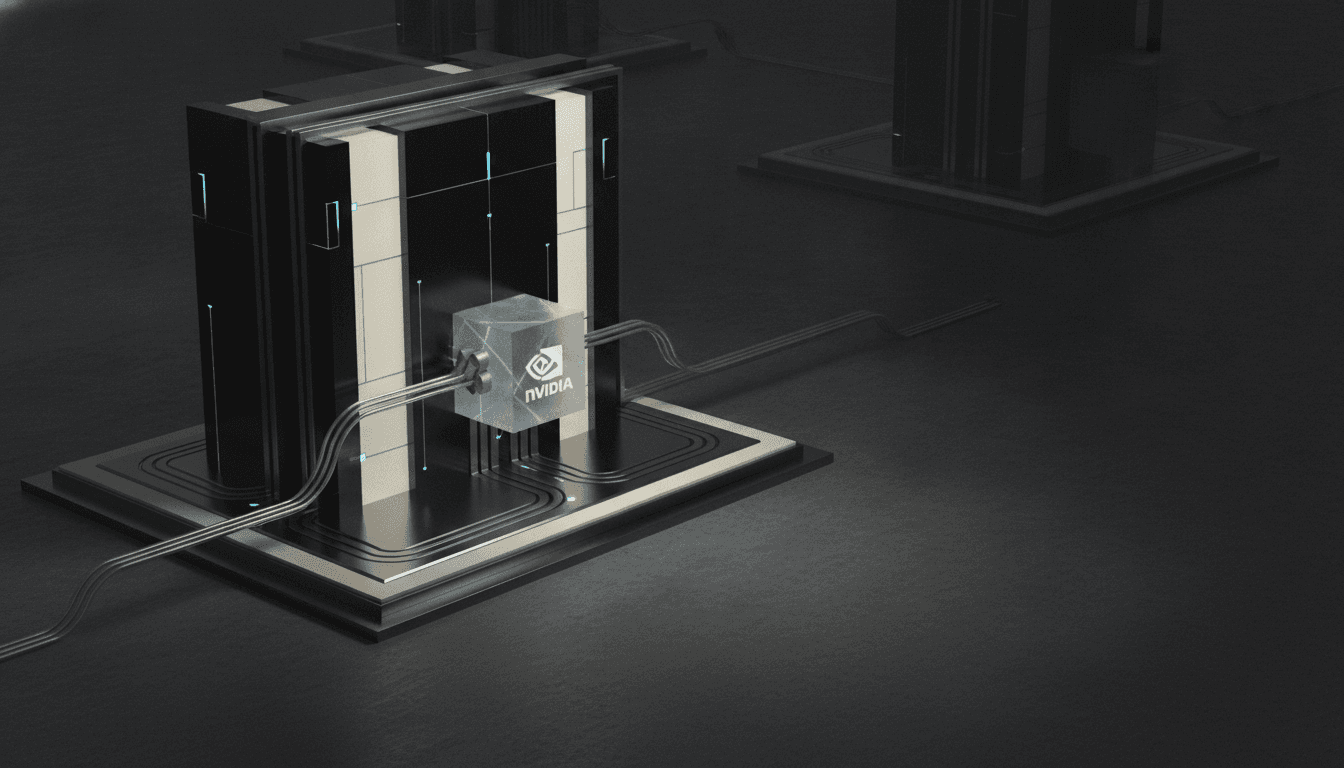 Conceptual illustration about NVIDIA: equities.
