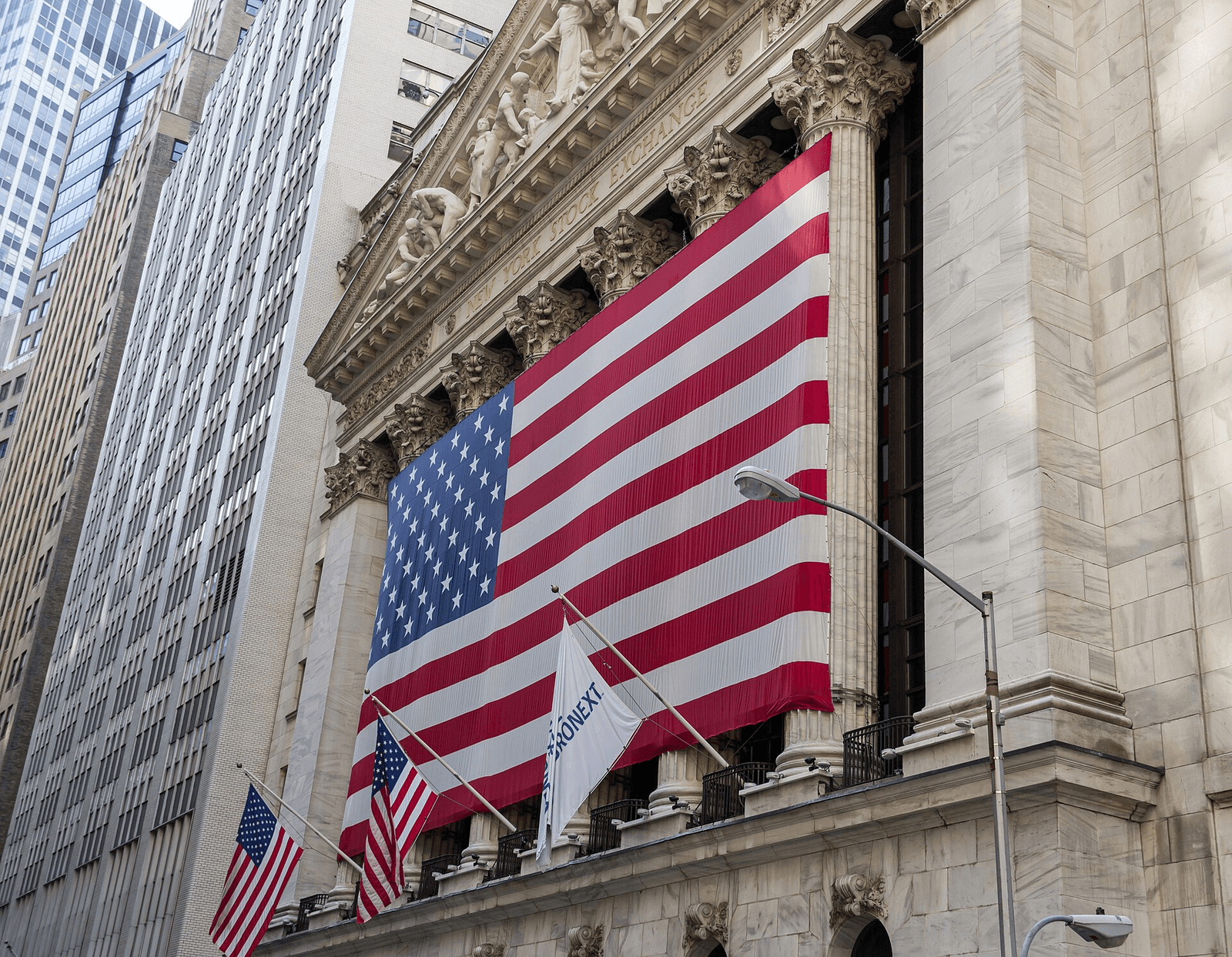 New York Stock Exchange in New York City , New York, USA