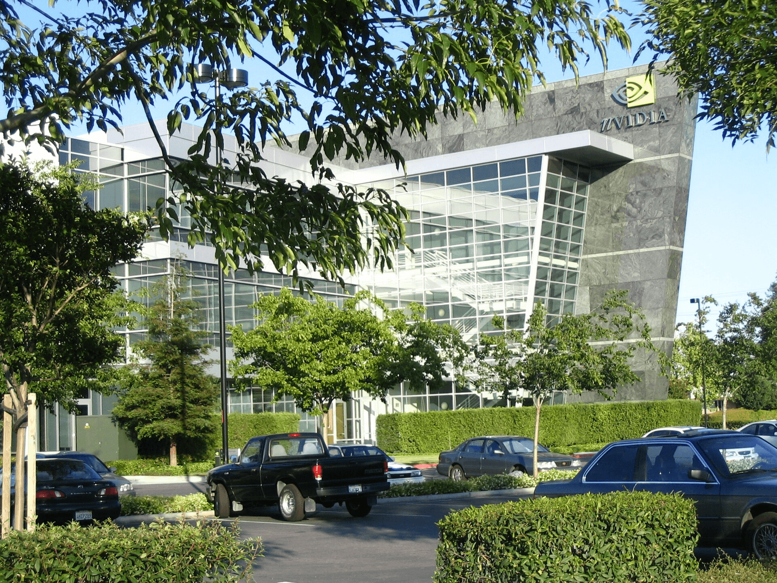 View of the NVIDIA headquarters from 2005.