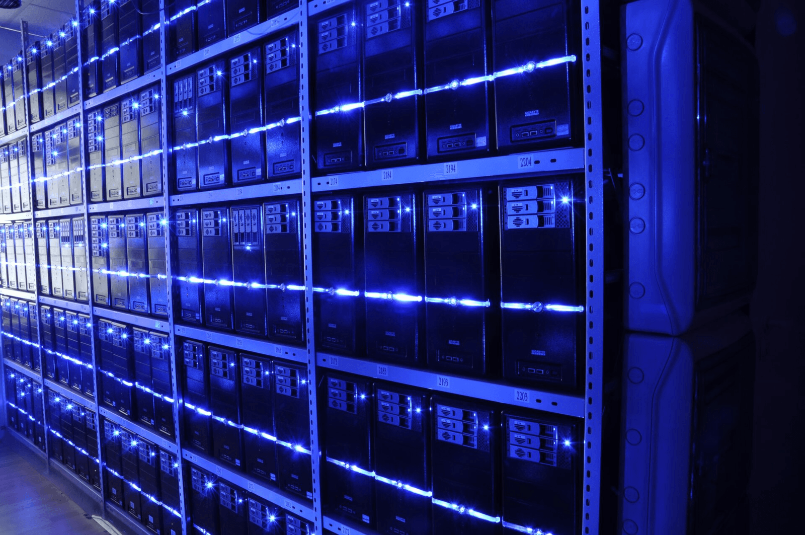 Server room of BalticServers