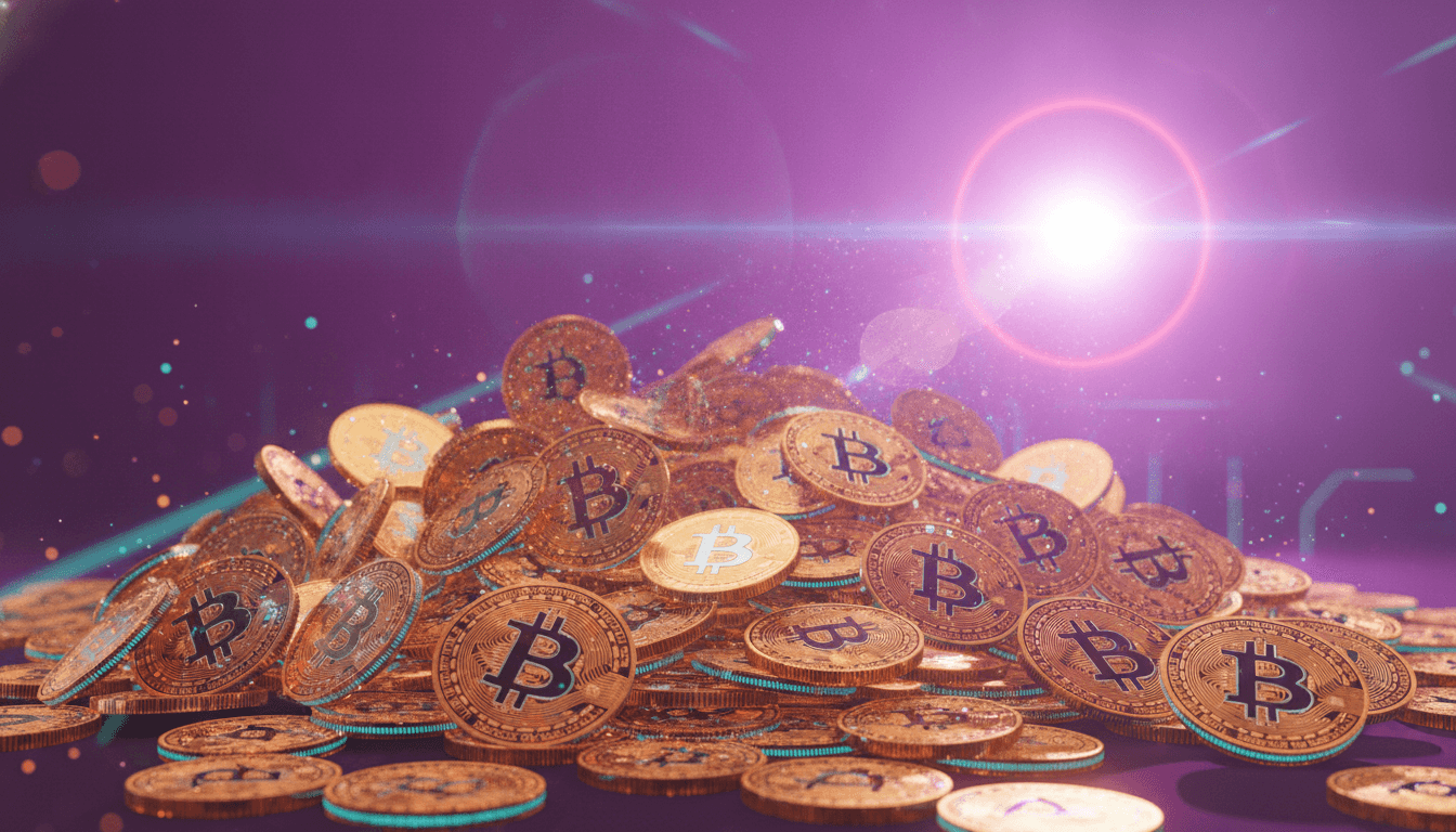 Blockchain network visualization representing DeFi protocol activity and total value locked