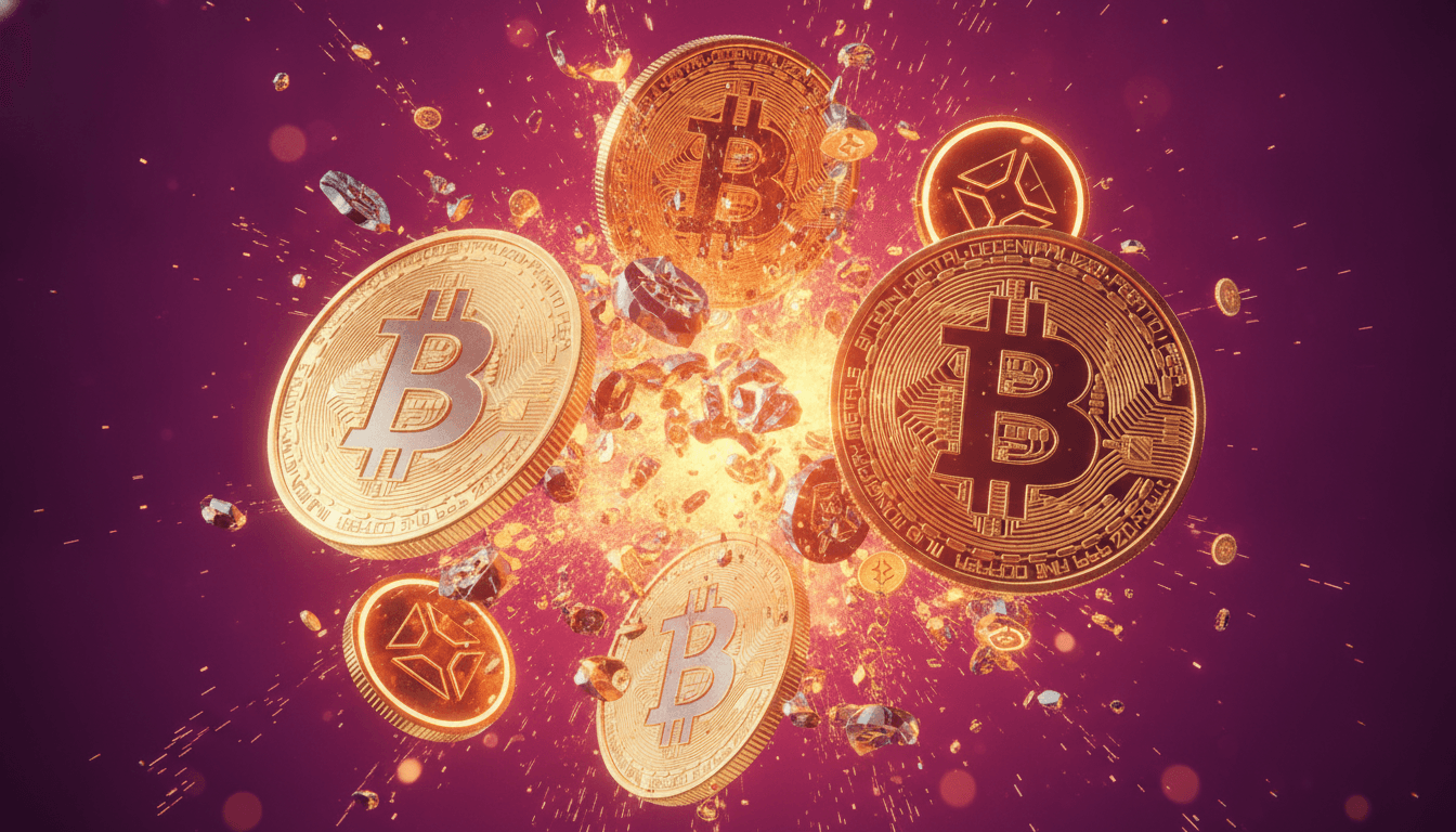 Blockchain network visualization representing DeFi protocol activity and total value locked