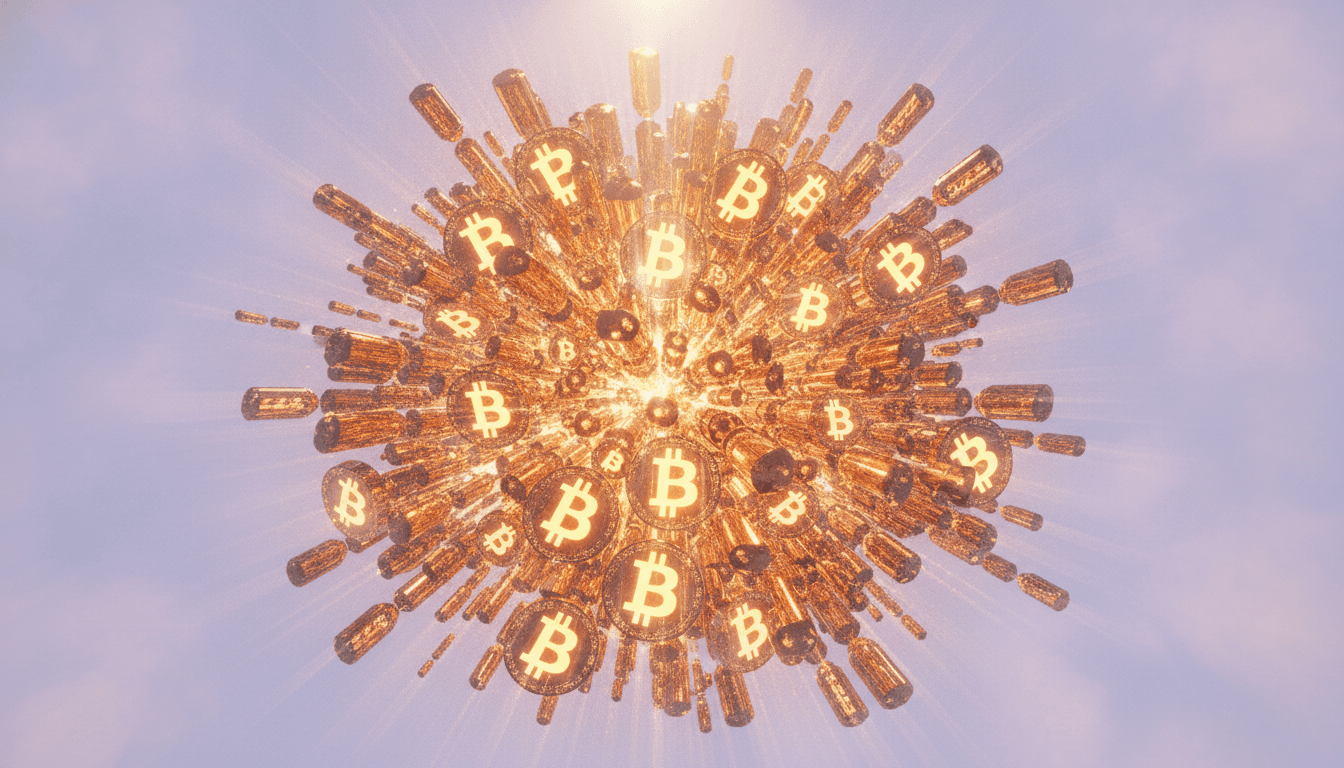 Blockchain network data visualization showing on-chain wallet flows and whale activity