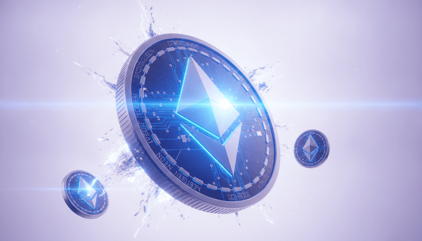 Blockchain network visualization representing DeFi protocol activity and total value locked