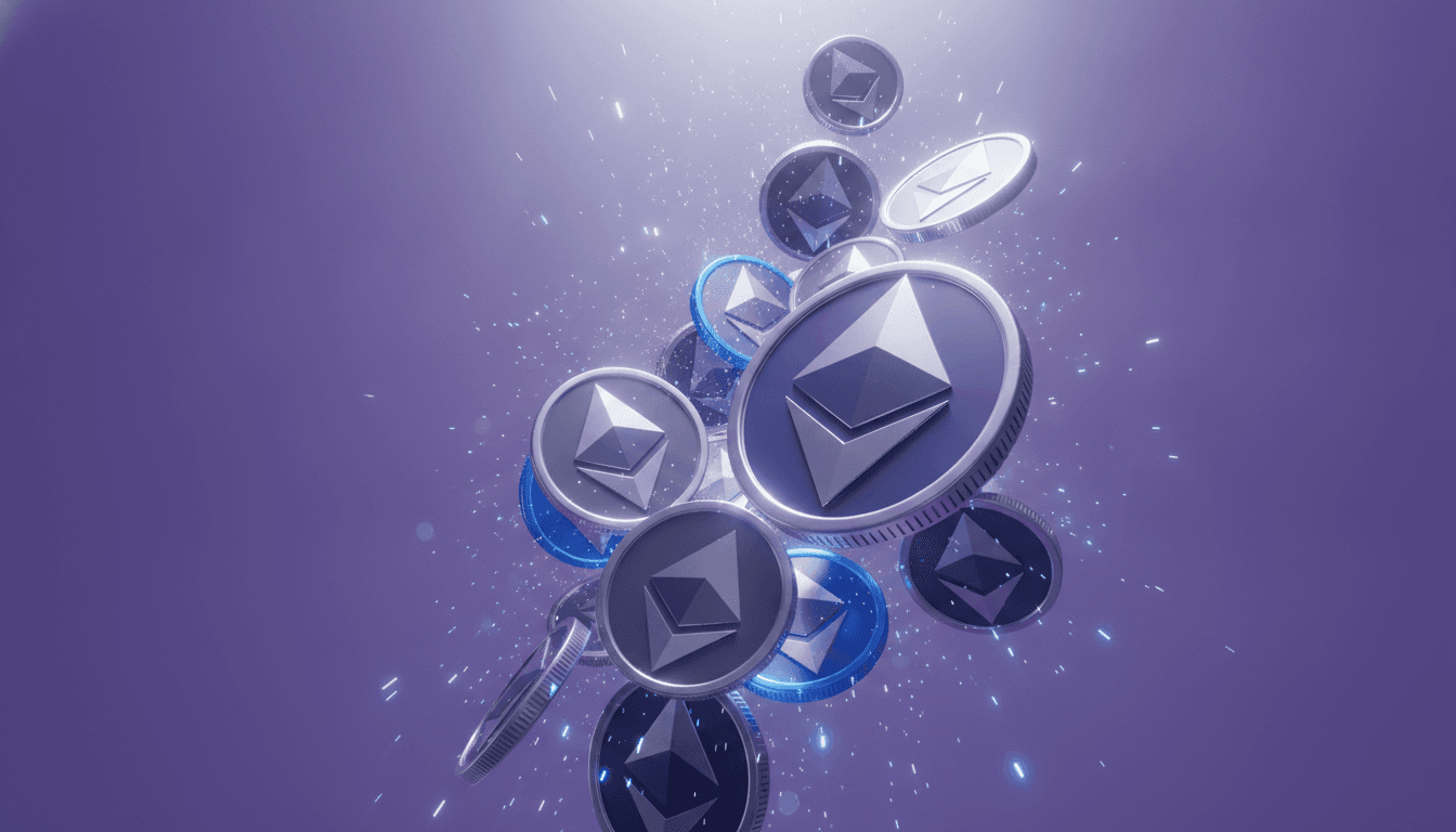Digital dollar imagery representing stablecoin supply and flows across crypto markets
