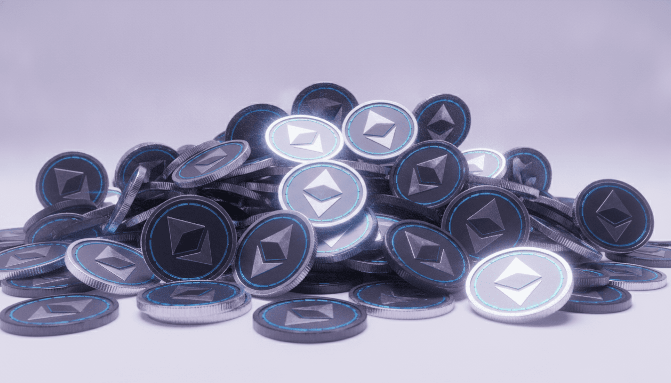 Digital dollar imagery representing stablecoin supply and flows across crypto markets