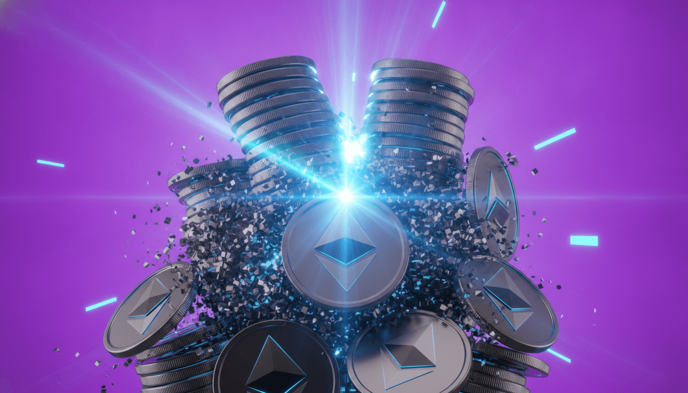 Digital dollar imagery representing stablecoin supply and flows across crypto markets