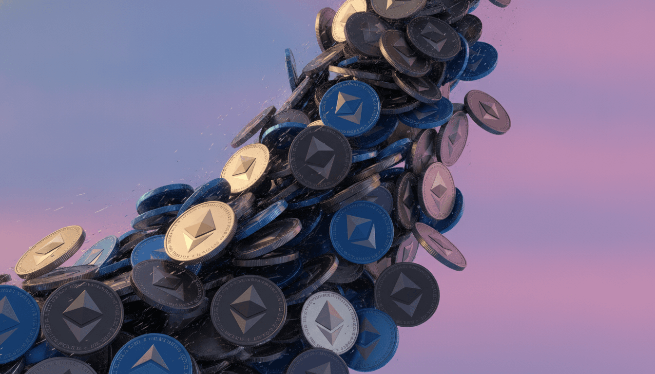 Digital dollar imagery representing stablecoin supply and flows across crypto markets
