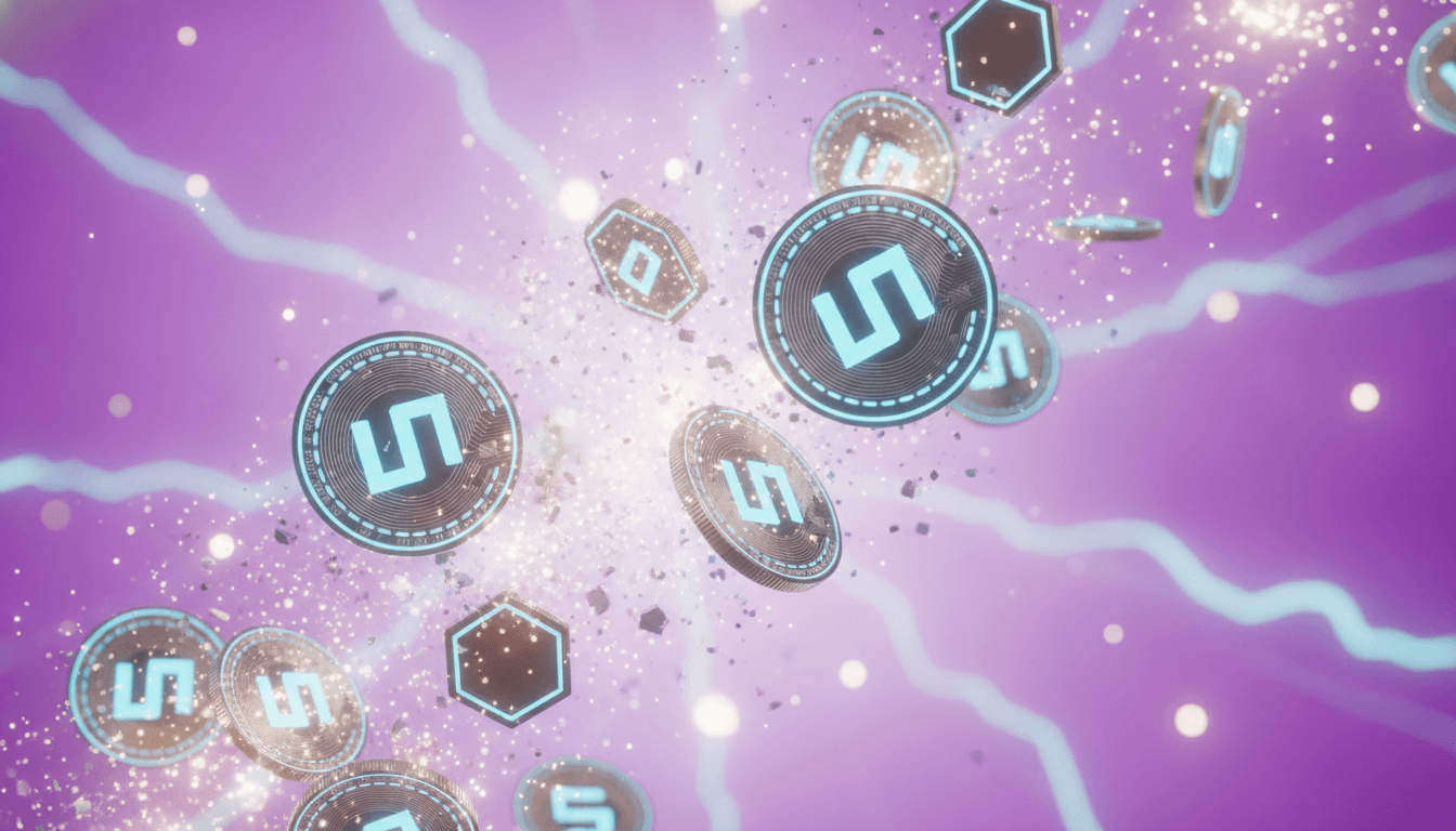 Blockchain network data visualization showing on-chain wallet flows and whale activity