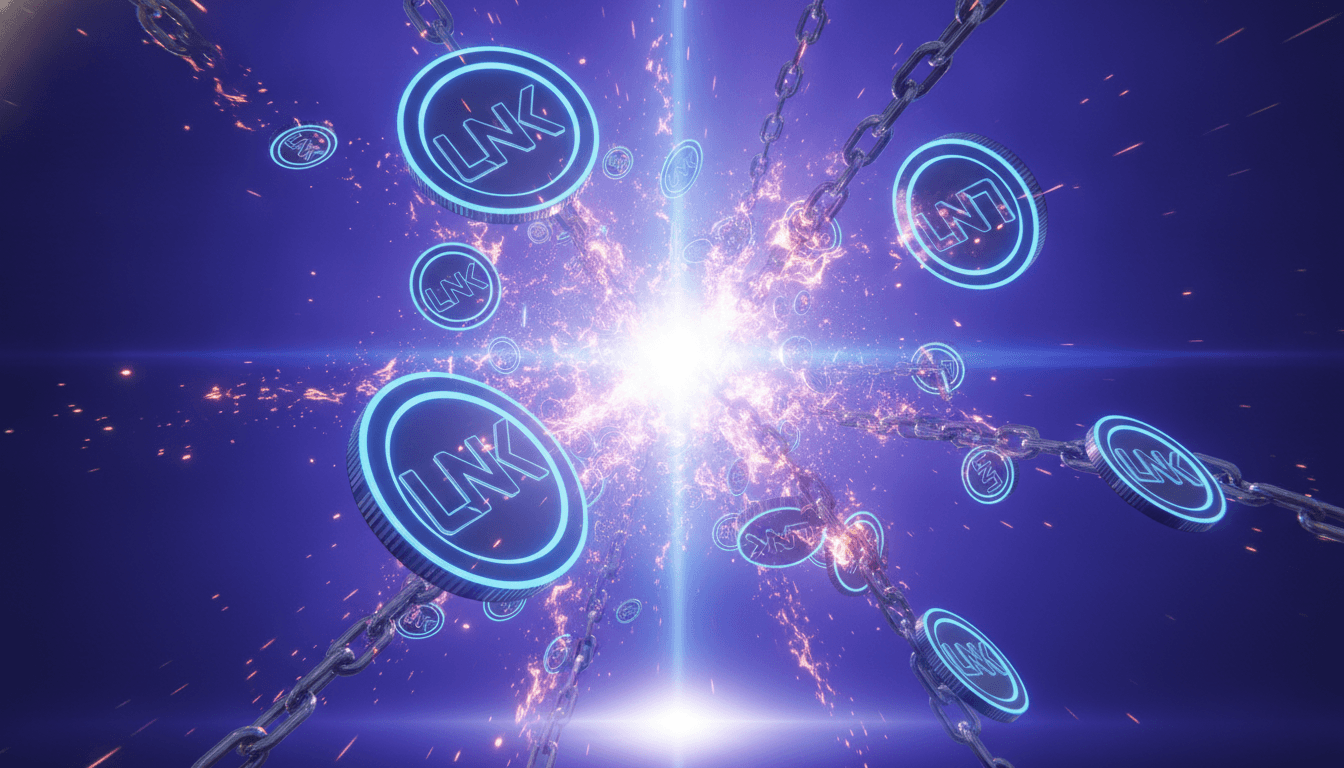 Blockchain network visualization representing DeFi protocol activity and total value locked