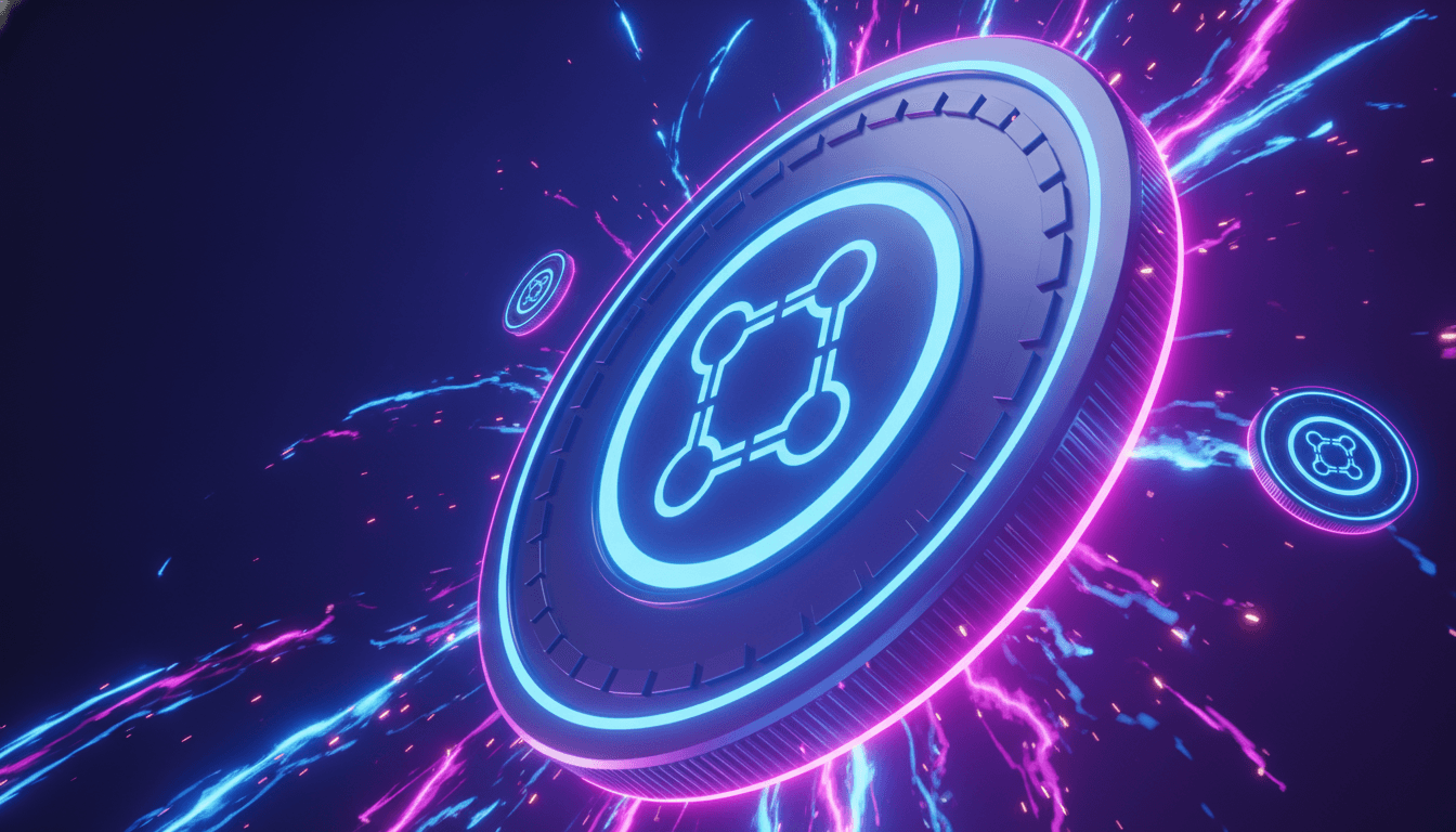 Blockchain network visualization representing DeFi protocol activity and total value locked
