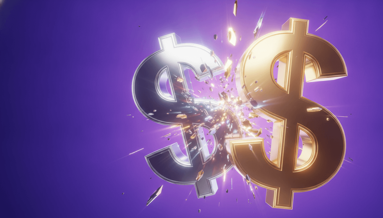 US dollar currency representing DXY trend and its inverse relationship with crypto