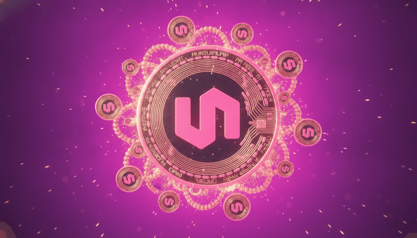 Blockchain network data visualization showing on-chain wallet flows and whale activity