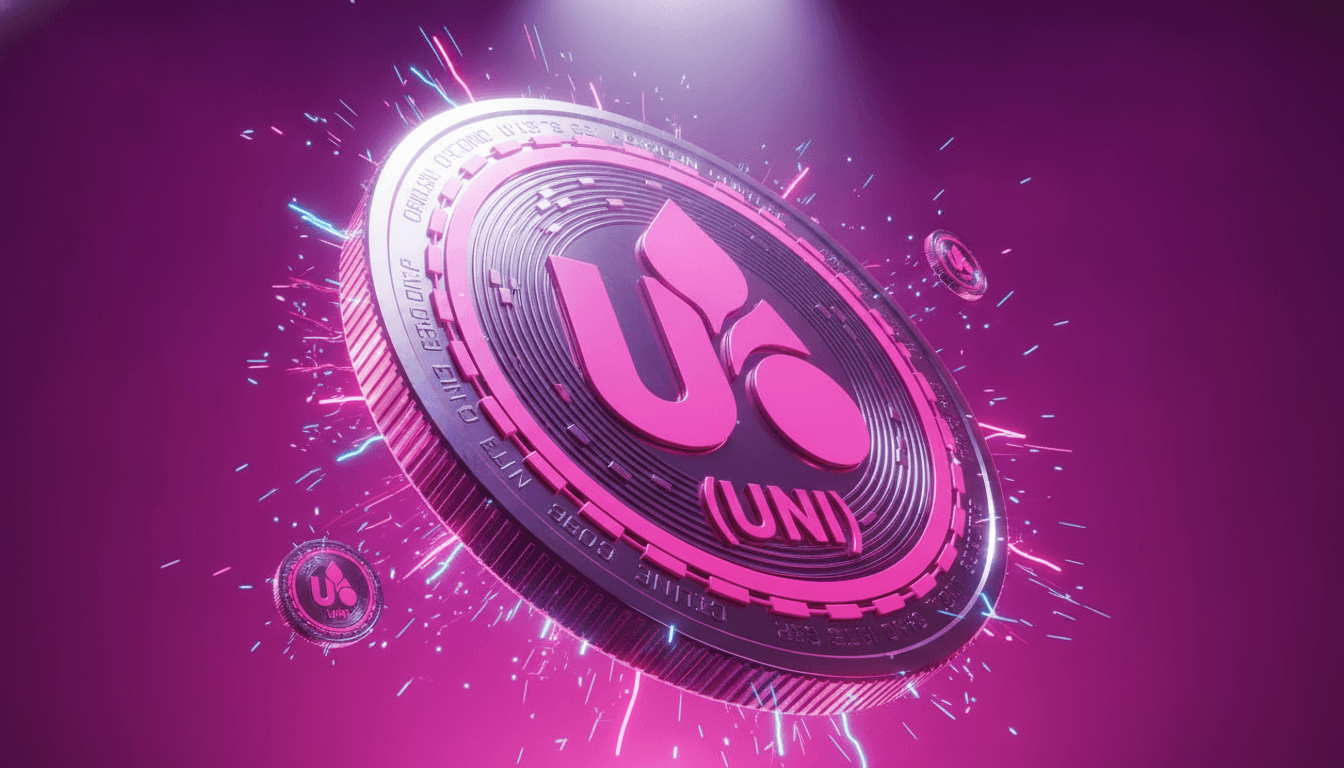 Crypto tokens representing a liquidation cascade with forced selling across leveraged positions