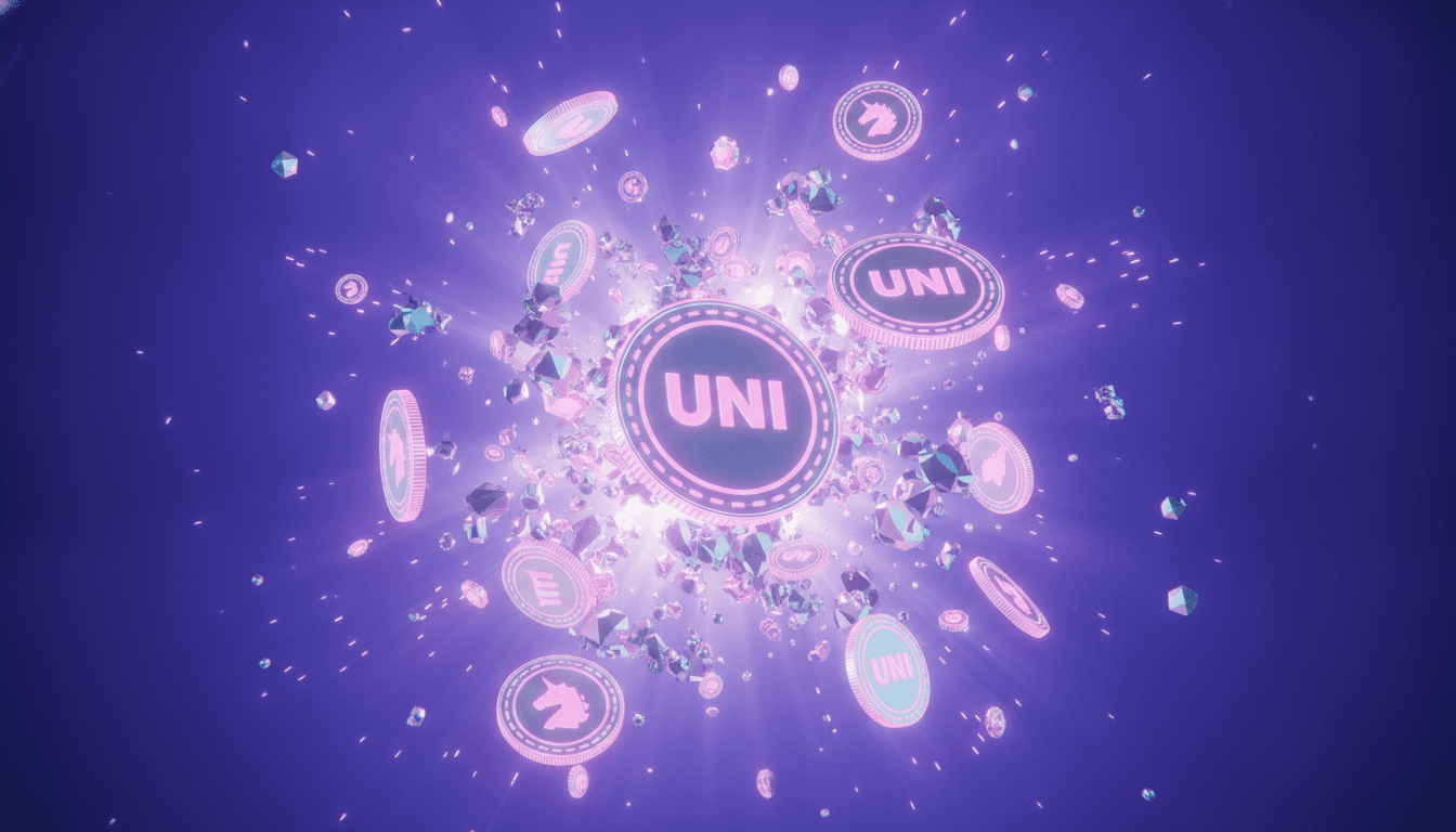 Blockchain network visualization representing DeFi protocol activity and total value locked