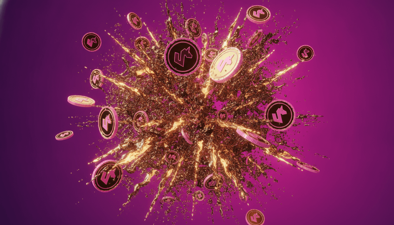 Blockchain network visualization representing DeFi protocol activity and total value locked