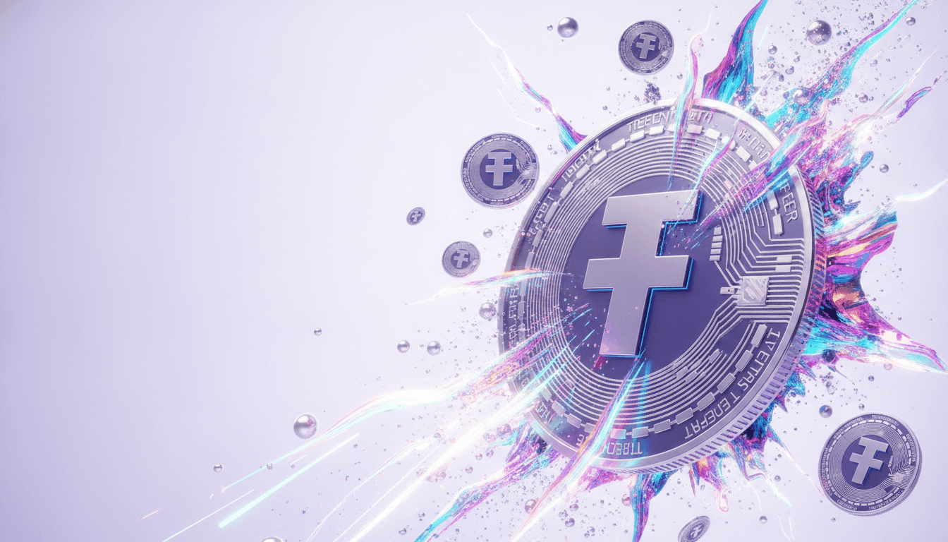 Digital dollar imagery representing stablecoin supply and flows across crypto markets