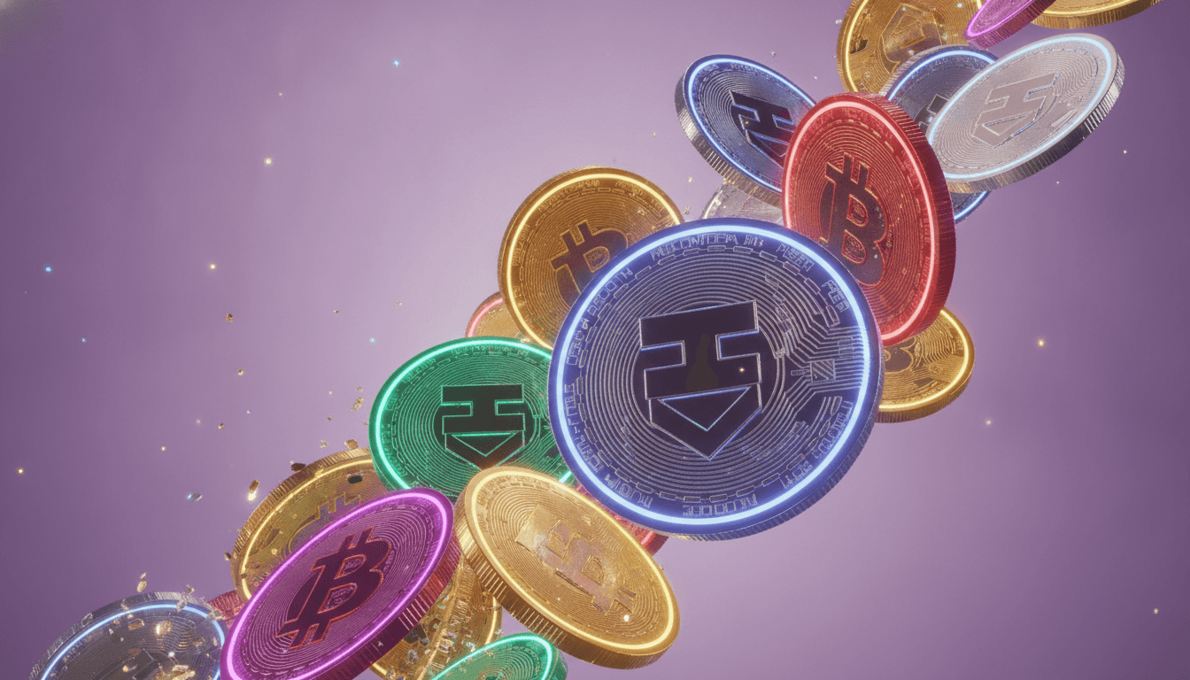 Digital dollar imagery representing stablecoin supply and flows across crypto markets