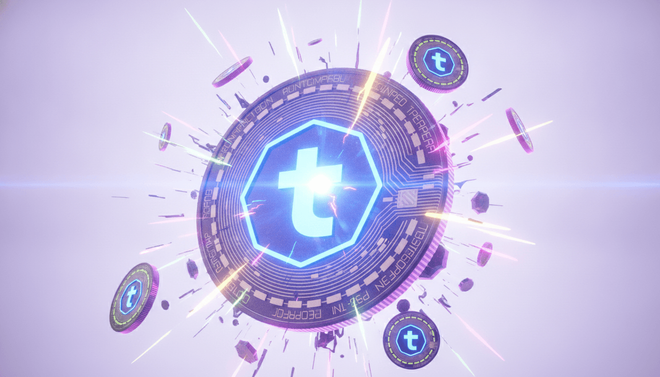 Digital dollar imagery representing stablecoin supply and flows across crypto markets